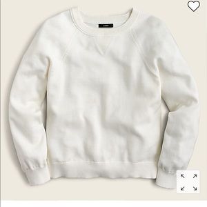 Jcrew cotton cashmere pullover sweatshirt